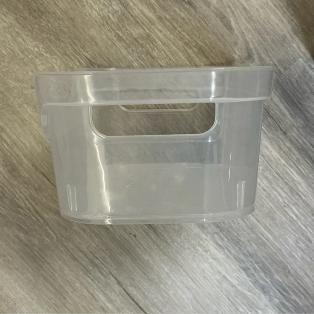 Clear Plastic Storage Bin NEW
